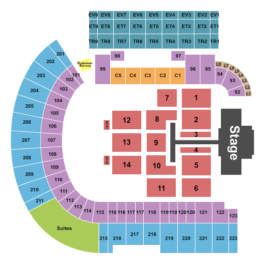 Providence Park Jelly Roll Seating Chart